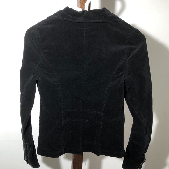 Costa Blanca black fitted corduroy blazer - Size Small - 95% Cotton - Picture 2 of 6